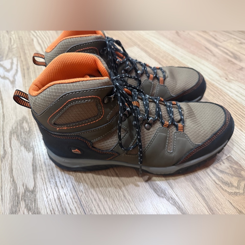 Pacific Mountain Men’s Hiking Boots Size 9 Brown Outdoor Trail Boots Waterproof